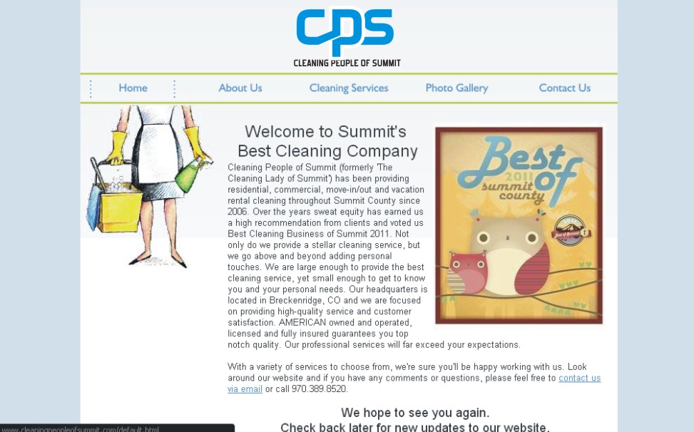 Logo Design by lrbalaji for Cleaning People of Summit LLC | Design #3554930