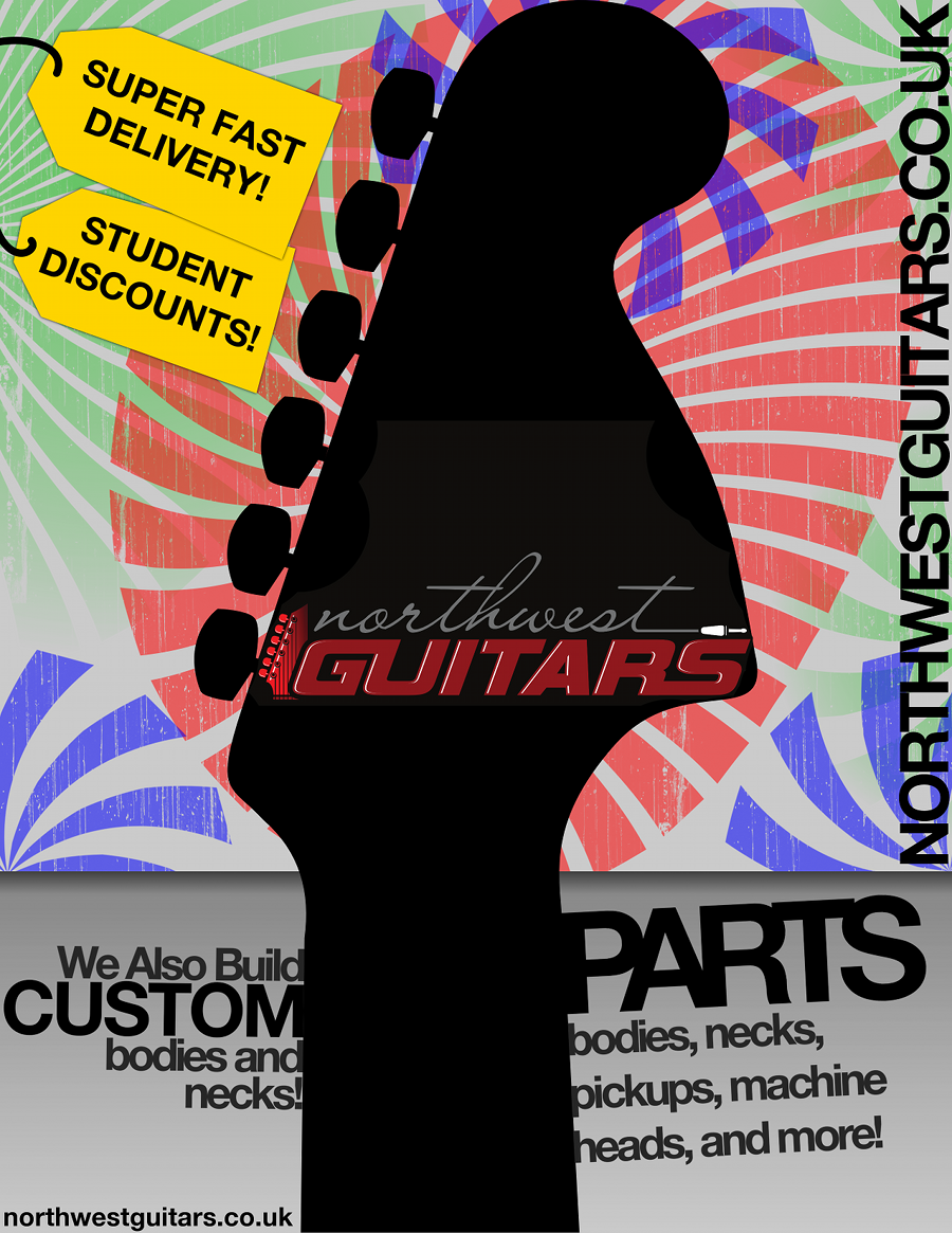 Diseño de Póster por Kyle Lane para Northwest Guitars | Diseño #94093