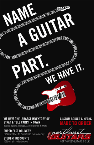 Poster Design by Mike Zuniga for Northwest Guitars | Design #94766
