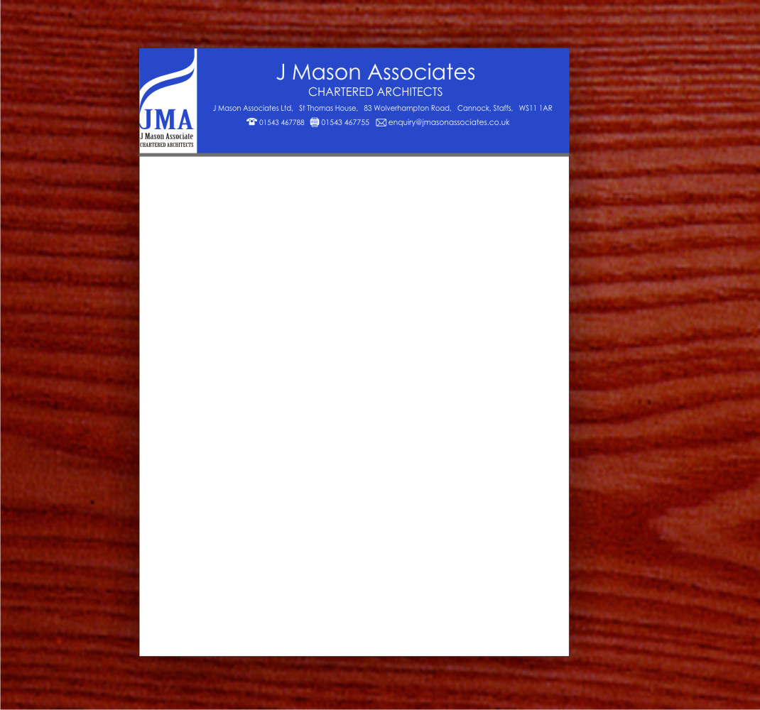 Letterhead Design by MG for J Mason Associates | Design #3600825