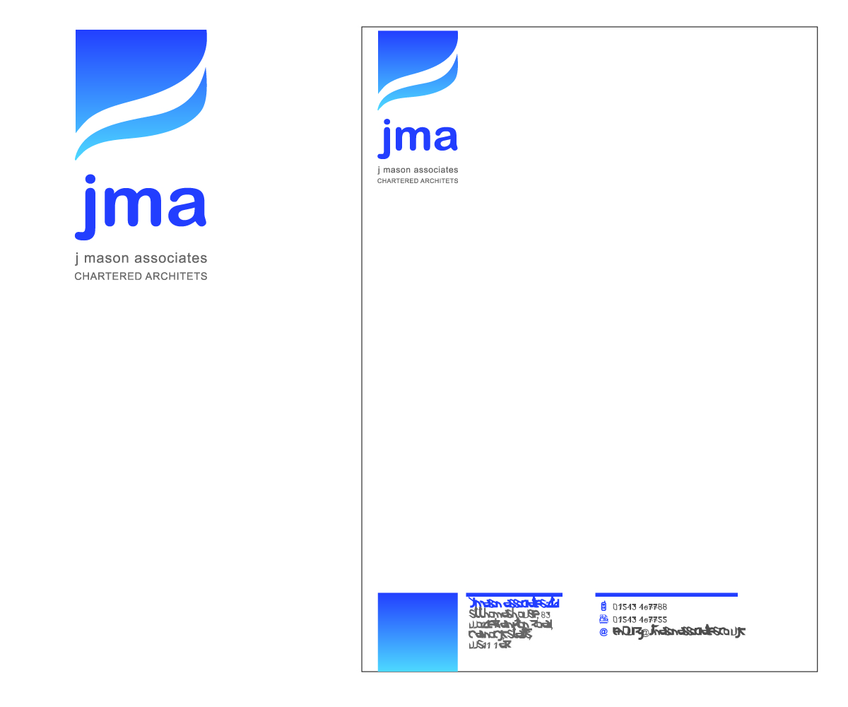 Diseño de Membrete por OUT of BOX.d para J Mason Associates | Diseño #3583495