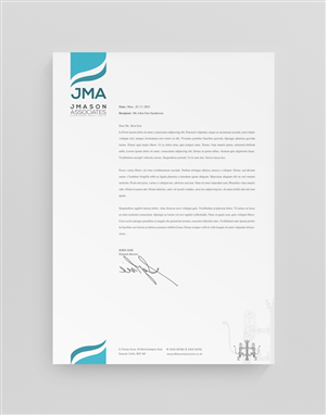 Letterhead Design by stoodio.id for J Mason Associates | Design: #3604383