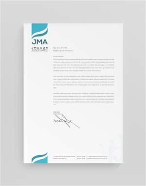Letterhead Design by stoodio.id for J Mason Associates | Design: #3644942