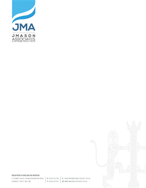 Letterhead Design by stoodio.id for J Mason Associates | Design: #3682467