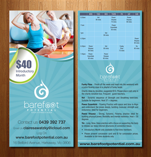 Flyer Design by theblueart for Barefoot Potential | Design: #3564901