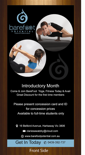 Flyer Design by harmi_199 for Barefoot Potential | Design: #3560082