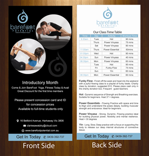 Flyer Design by harmi_199 for Barefoot Potential | Design: #3561459