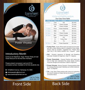 Flyer Design by harmi_199 for Barefoot Potential | Design: #3561466