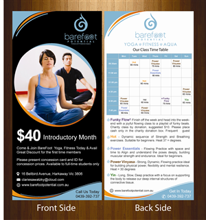 Flyer Design by harmi_199 for Barefoot Potential | Design: #3563549