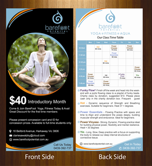 Flyer Design by harmi_199 for Barefoot Potential | Design: #3563551