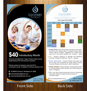 Flyer Design by harmi_199 for Barefoot Potential | Design: #3563565