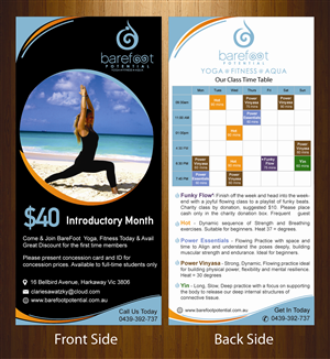 Flyer Design by harmi_199 for Barefoot Potential | Design: #3563569