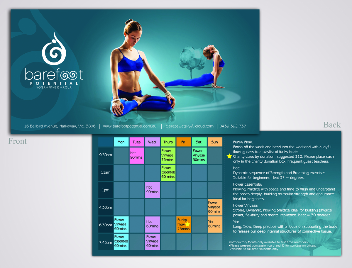 Flyer Design by kelvin tang for Barefoot Potential | Design #3575971