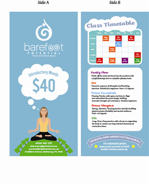 Flyer Design by samwell for Barefoot Potential | Design #3573545