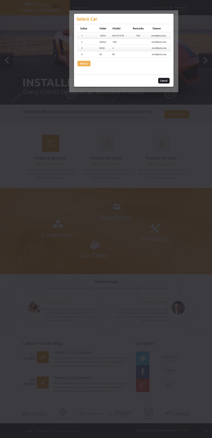 Web Design by pb for Astus BVBA | Design #3845390