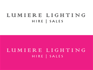 Logo Design by design supplier for James Crouch T/A Lumiere Lighting | Design: #3571767