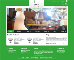 Web Design by webxvision for super legend corp | Design: #3625109