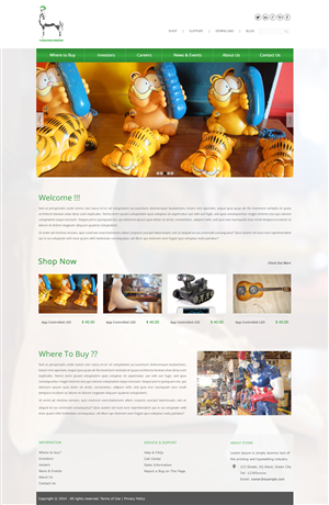 Web Design by pb for super legend corp | Design: #3578705