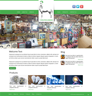Web Design by pb for super legend corp | Design: #3578720