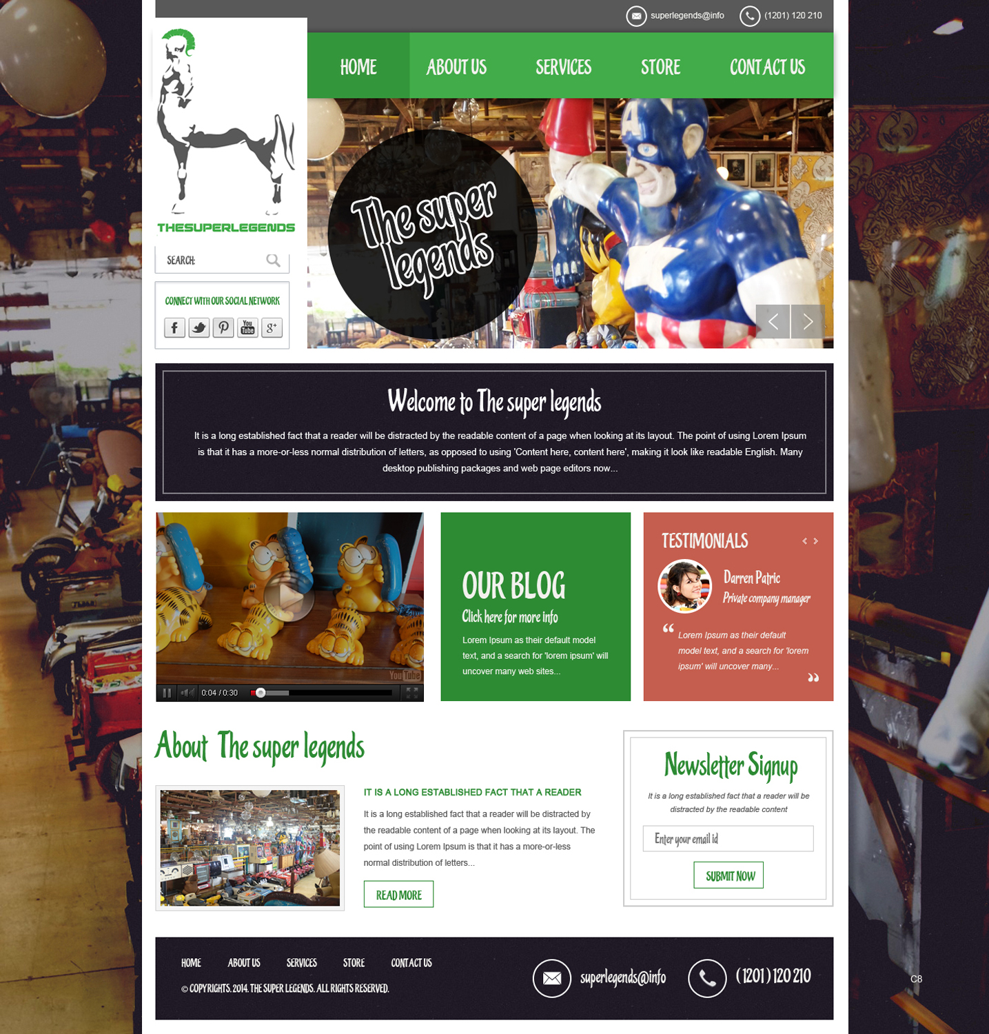 Web Design by pb for super legend corp | Design #3578722