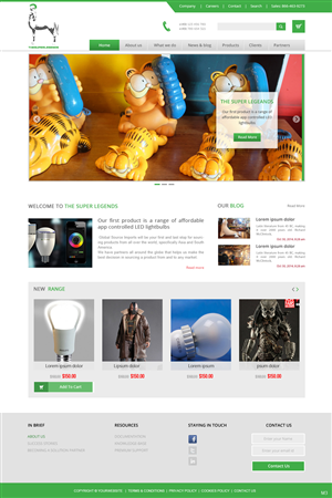 Web Design by pb for super legend corp | Design: #3578728