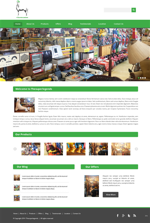 Web Design by pb for super legend corp | Design: #3578747