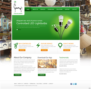 Web Design by pb for super legend corp | Design: #3578774