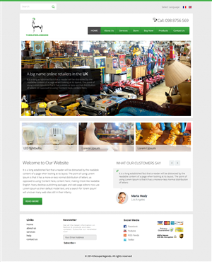 Web Design by OM for super legend corp | Design: #3581761