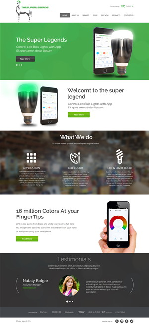 Web Design by OM for super legend corp | Design: #3603835