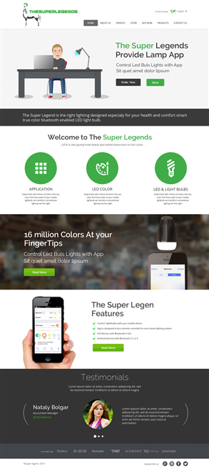 Web Design by OM for super legend corp | Design: #3603840