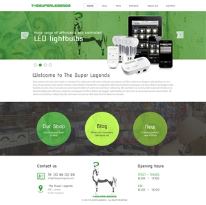 Web Design by Behriatech for super legend corp | Design: #3587064