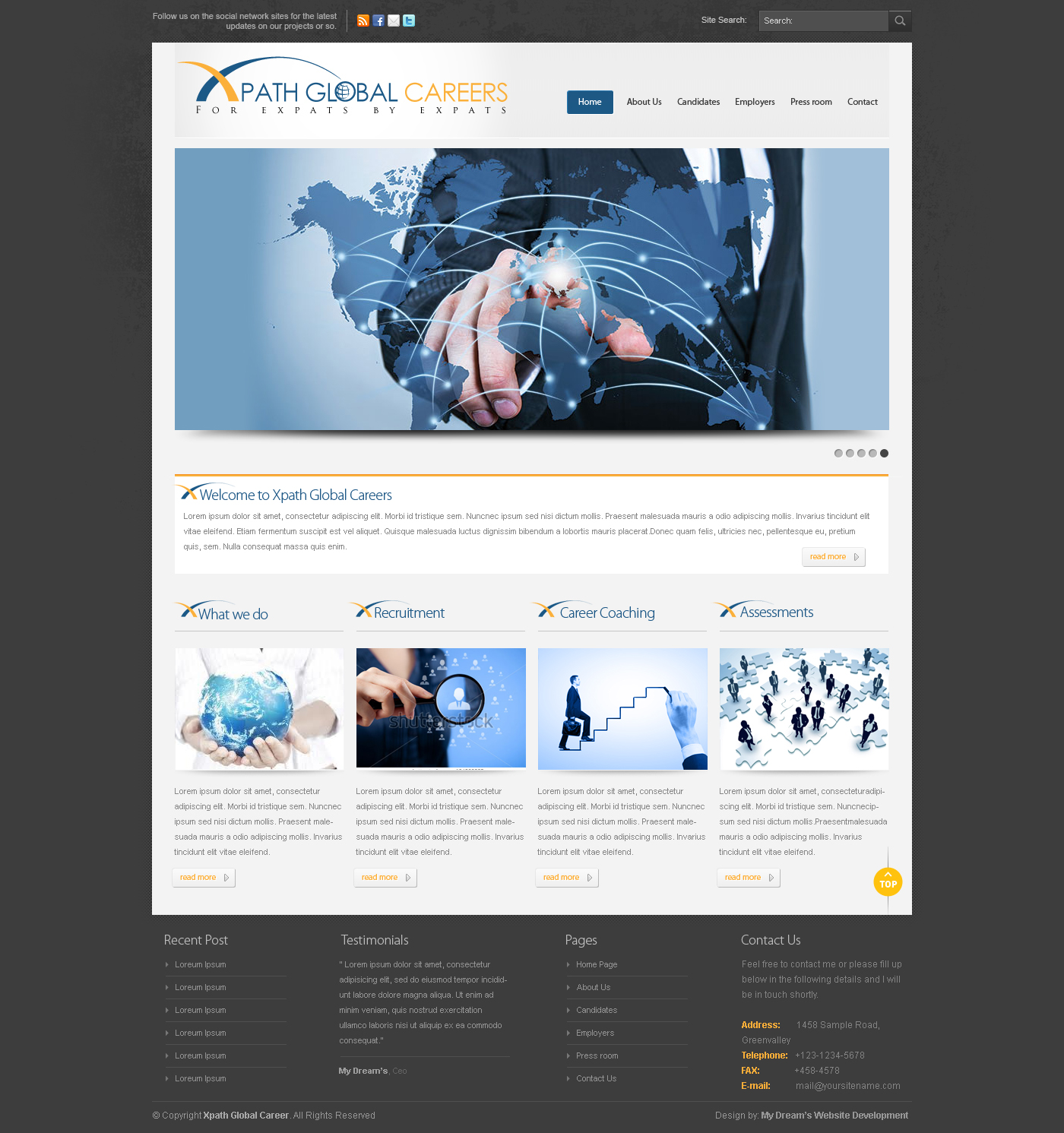 Diseño Web por My Dream's Website Development para XPATH | Diseño: #3624935