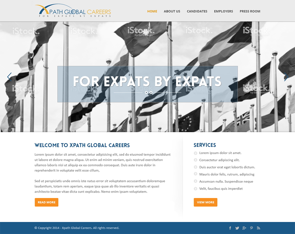 Web Design par Mayank Patel pour XPATH | Design #3574391
