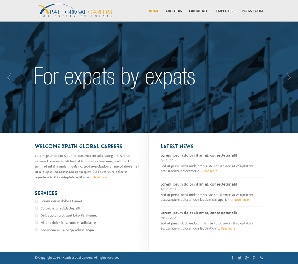 Web Design by Mayank Patel for XPATH | Design #3574408