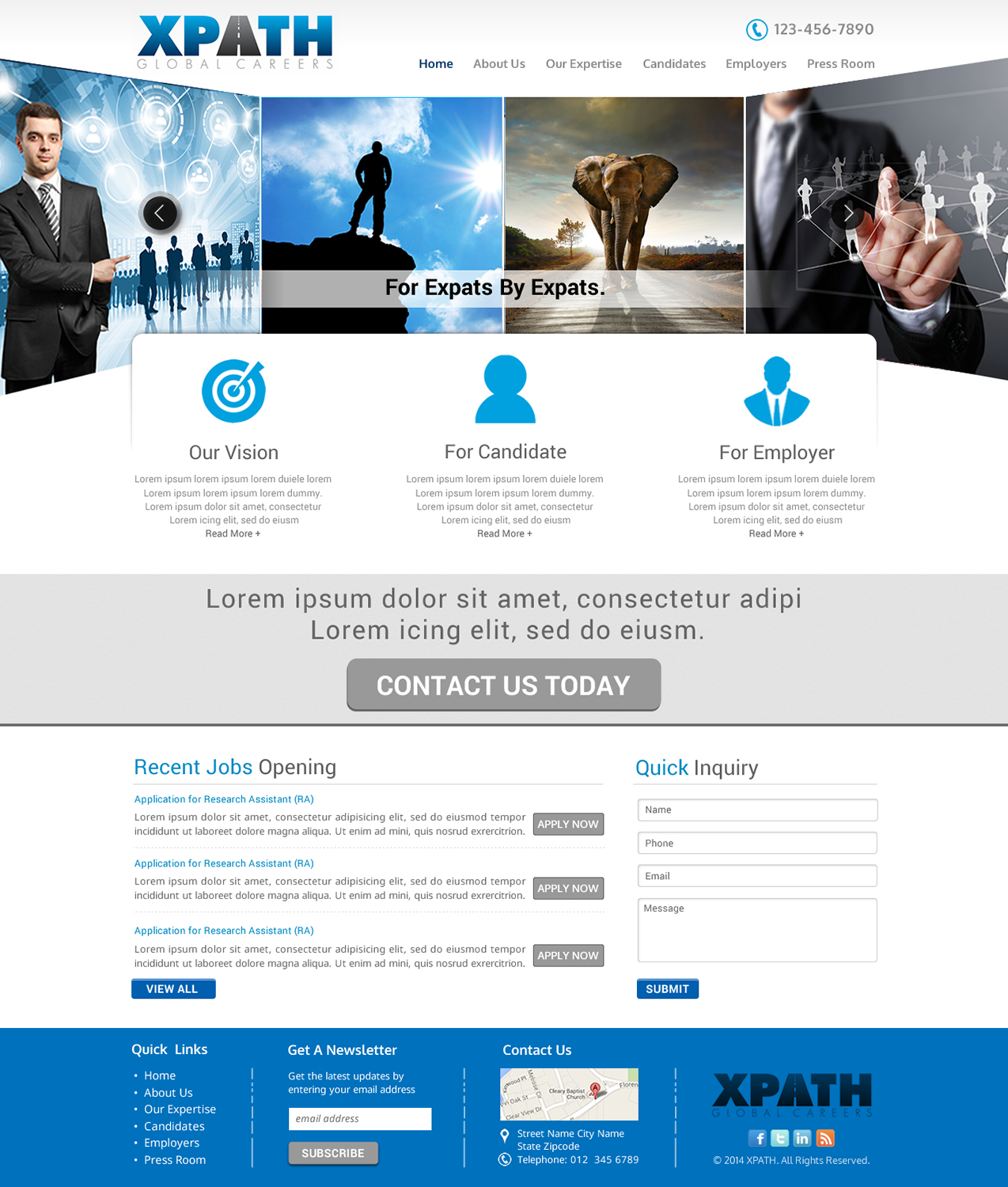 Playful, Modern, Computer Web Design for XPATH by Sbss | Design #3574813