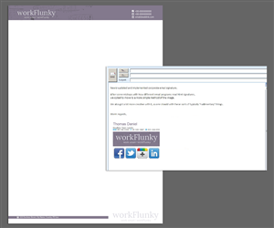 Virtual assistant company needs letterhead and email signature | Diseño de Papelería por kousik