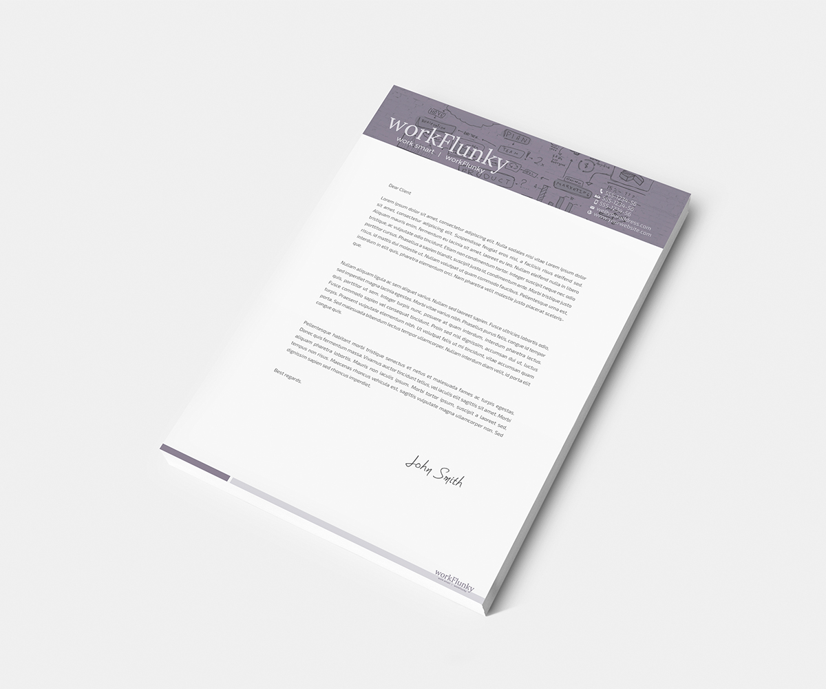 Stationery Design by Owtee-TheDreamer. for workFlunky | Design #3576017