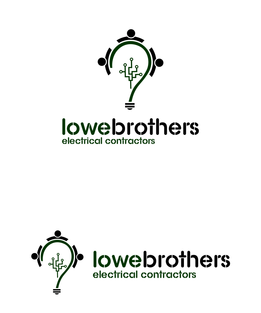 Logo Design by color designer for Lowe Brothers Electrical Contractors, LLC | Design #3578306