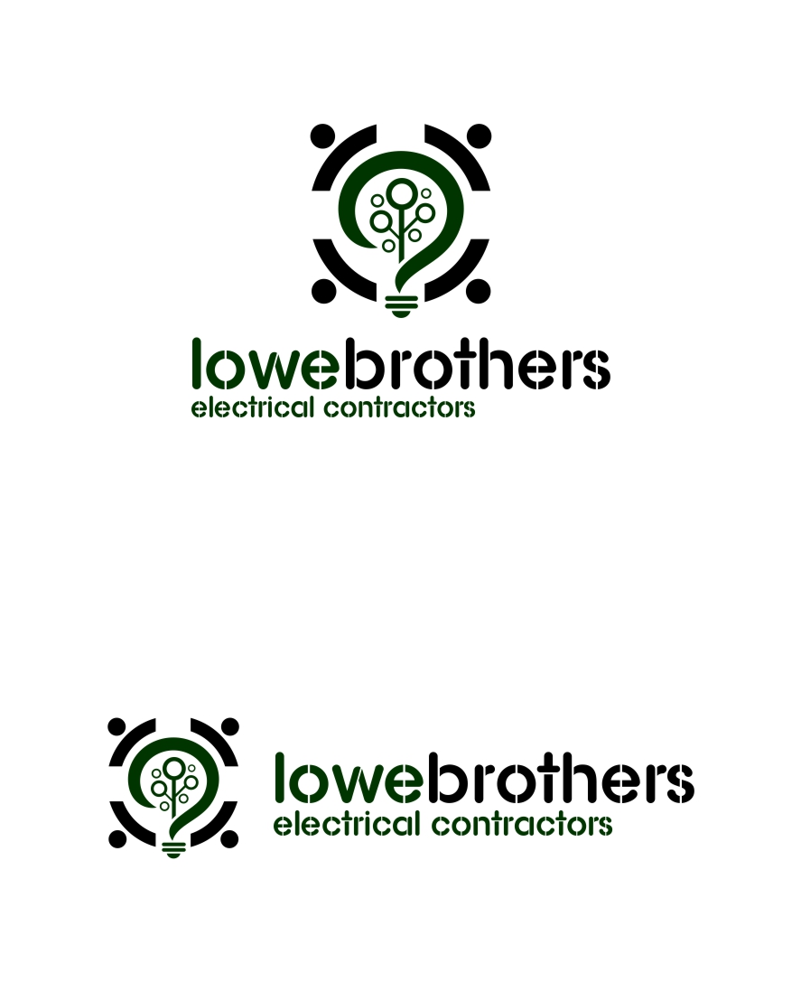 Logo Design by color designer for Lowe Brothers Electrical Contractors, LLC | Design #3578312