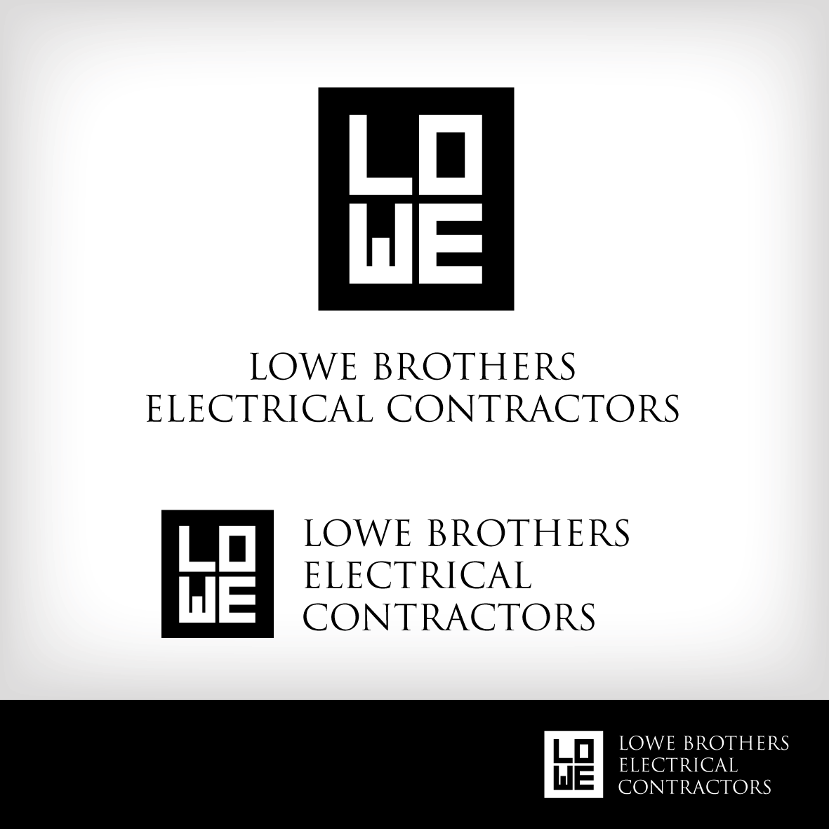 Logo Design by hnd. for Lowe Brothers Electrical Contractors, LLC | Design #3560763
