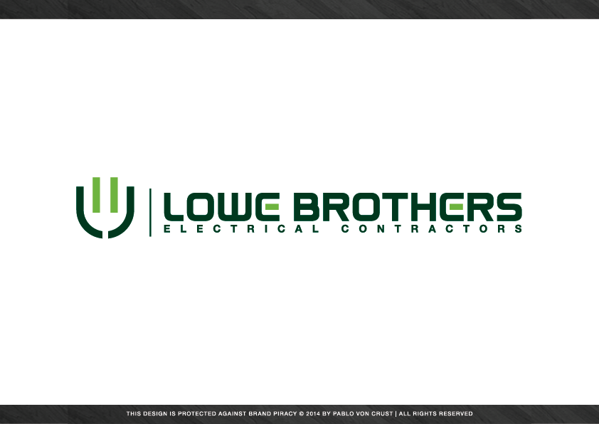Design de Logo par Pablo Von Crust pour Lowe Brothers Electrical Contractors, LLC | Design : #3561038