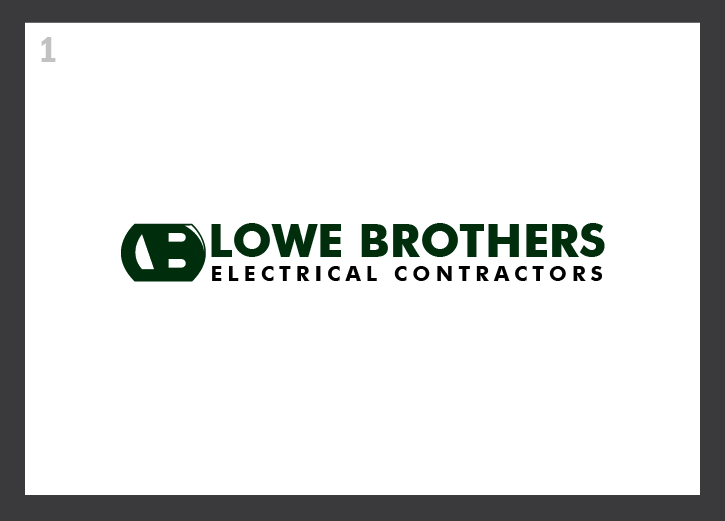 Serious, Feminine, Electrical Logo Design for Lowe Brothers Electrical