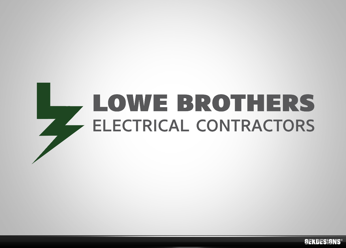 Design de Logo par gekgrfx pour Lowe Brothers Electrical Contractors, LLC | Design #3568612