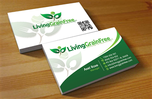 Business Card Design by Hardcore Design for Living Grain Free, LLC | Design: #3698870