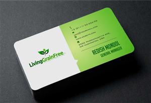 Business Card Design by AwsomeD for Living Grain Free, LLC | Design: #3562323