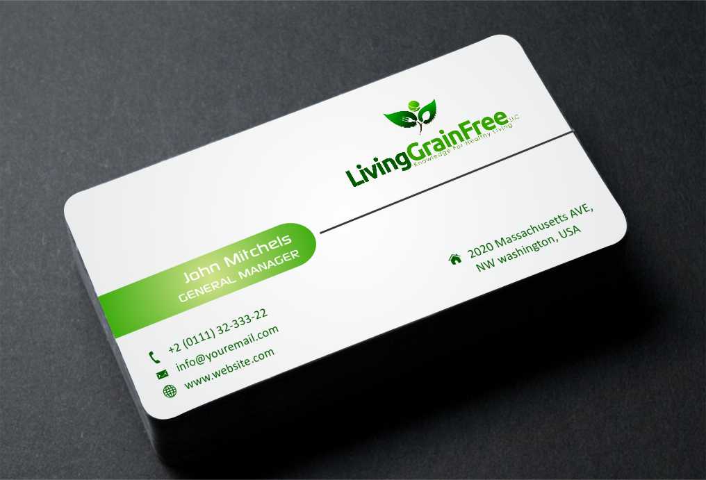 Business Card Design by AwsomeD for Living Grain Free, LLC | Design #3562325