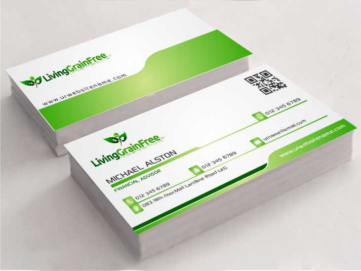 Business Card Design by AwsomeD for Living Grain Free, LLC | Design #3562327