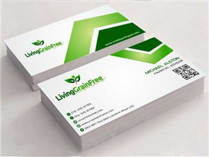 Business Card Design by AwsomeD for Living Grain Free, LLC | Design: #3562329