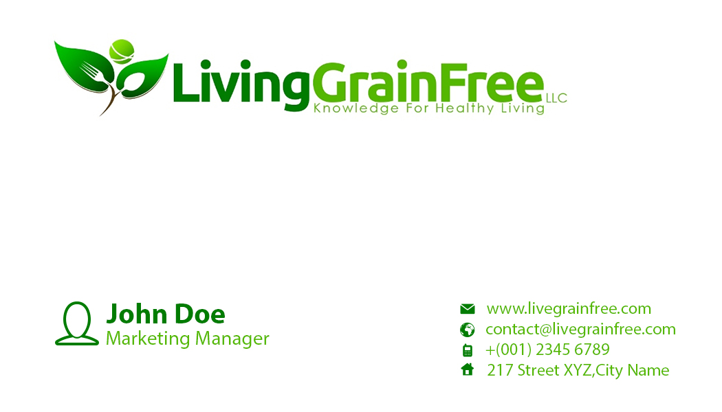 Design de Carte de Visite par Sher Afgan pour Living Grain Free, LLC | Design #3605107