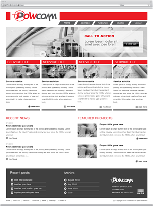 Wordpress Design by Peter Huisman for this project | Design #94475